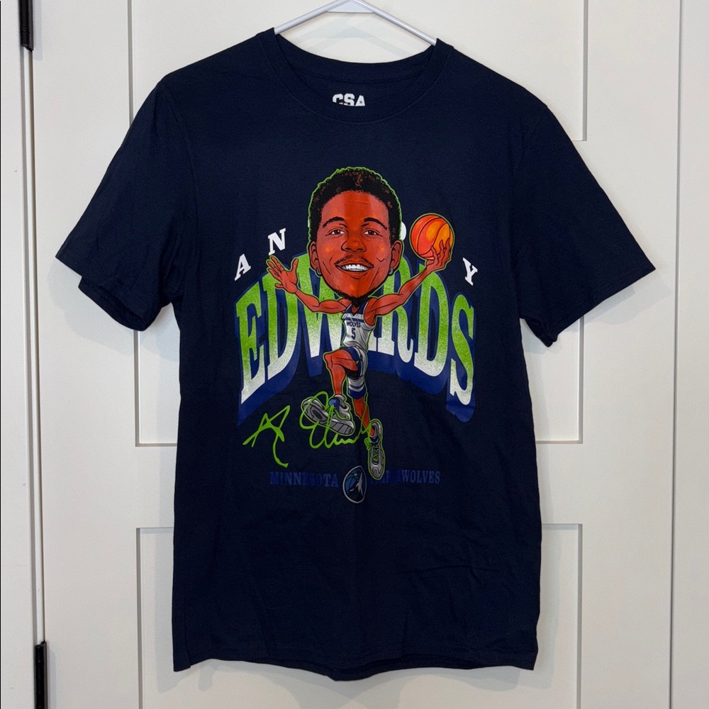 Minnesota Timberwolves Anthony Edwards Short Sleeve Shirt